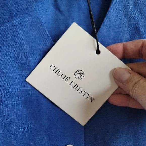 CHLOE KRISTYN,‎ Elizabeth Dress, Cobalt, Size Small - NWT - Picture 11 of 12